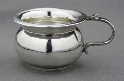 Copy of 18th Century Dutch Silver Miniature Chamber Pot - Van Geffen